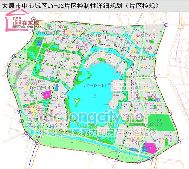 市中心城区晋阳湖片区控制性详细规划公示