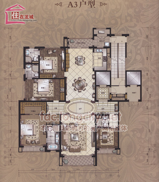 龙城新区汾河河畔太原星河湾3号园最新户型鉴赏图