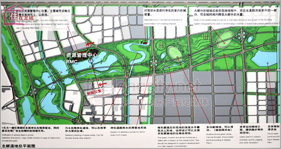 规划方案:汾东中心绿地和汾东中央公园位于太原南部新建设之汾东