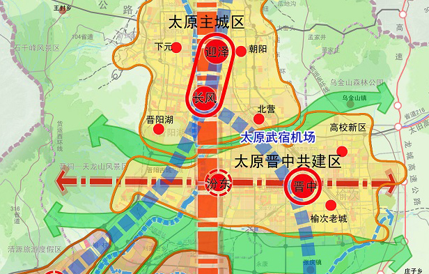 太原近期扩建武宿机场在河西设置第三高铁站